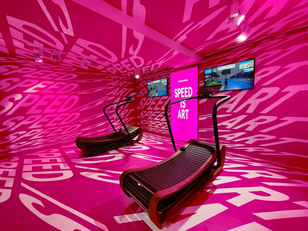 Saucony House Of Speed Treadmill Experience Room